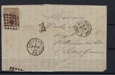 [K94672] Belgium Cover N°19A Pt60 Bruxelles to Lot et Garonne (France) 1870 UNG