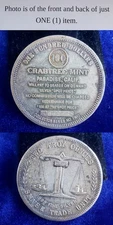 Rare Crabtree Mint Trade Unit $100 Paradise California 2 Oz 999 Silver Round