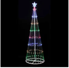 Vickerman LED Lighted Tree Lighted Décor 6", Multicolor LED