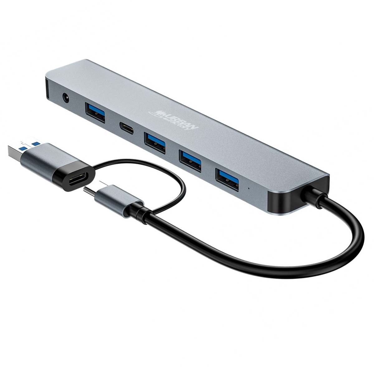 Hub MINEE Multi-connecteur 7 Ports USB 3.0 Ultrarapide pour PC et Mac