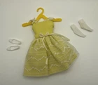 Skipper #1904 Flower Girl Yellow Dress White Socks Shoes *Pristine* Vtg Barbie