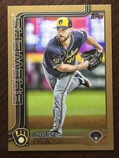 2025 Topps Series 1 Colin Rea Gold Parallel #/2025 SP Brewers 75