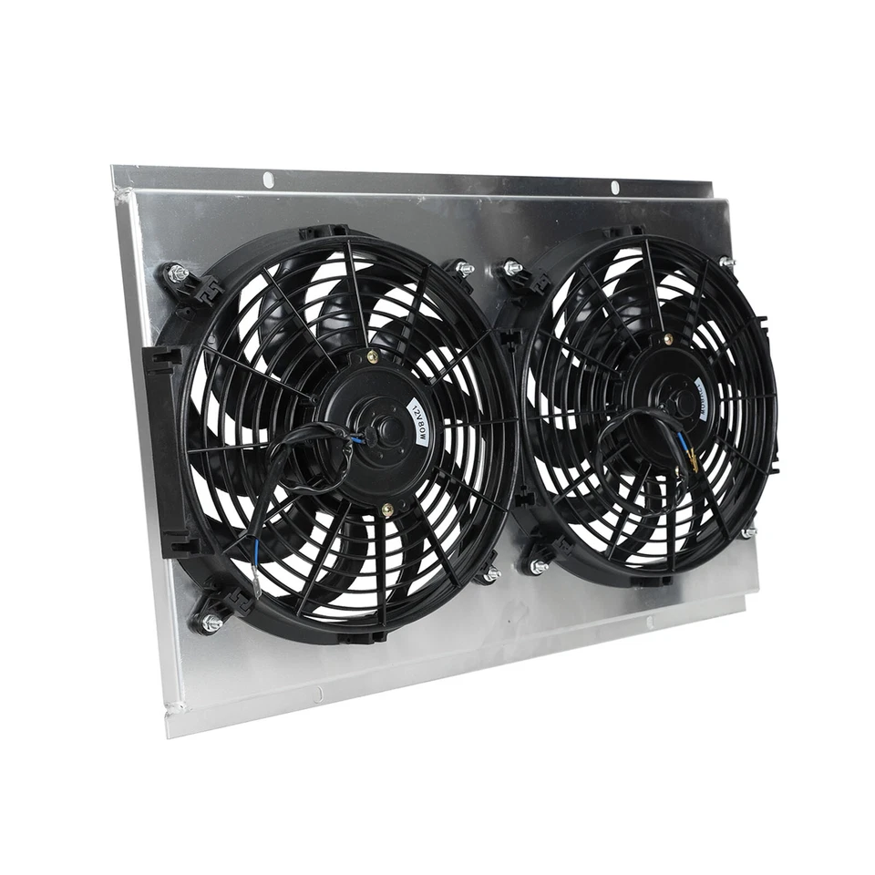 Aluminum Shroud Fan+ Thermostat For Radiator 1982-2002 Chevy S10 Blazer Corvette - Image 4 of 4