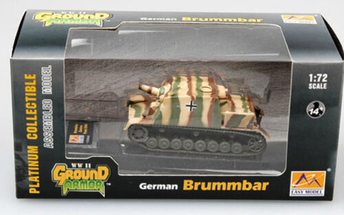 WW2 eastern front 1944 German Sturmpanzer Brummbar gun Tank 1:72 Easy Model - Picture 2 of 6
