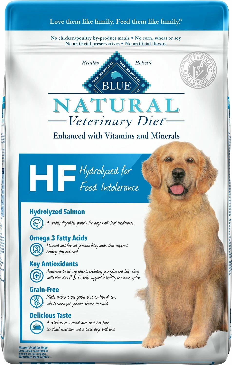 Blue Buffalo HF Hydrolyzed for Food Intolerance Grain-Free Dry Dog Food 22 lb
Opens in a new window