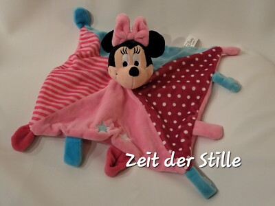SIMBA TOYS  WALT DISNEY BABY MINNIE MAUS MOUSE Schmusetuch pink rosa Sterne NEU