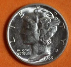 Estate Find 1945 - Mercury Dime!!  #K33511