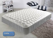 Memory Foam Mattress Quilted Sprung - Single 3ft Double 4ft6 DOUBLE 5ft Matress 