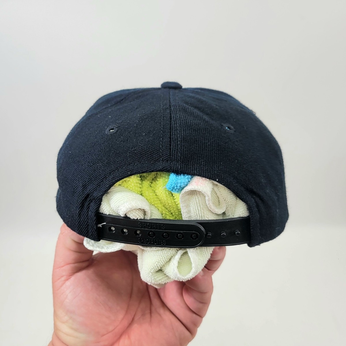 Vintage 90s Raiders sports specialties shield logo hat Super rare