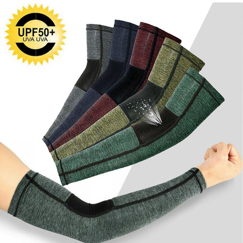 Outdoor Sports Arm Sleeves Basketball Running UV Sun Protection Protective Gear - Picture 15 of 21