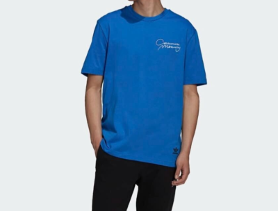 Adidas Originals Common Memory Graphic T-Shirt Bluebird Men's XL