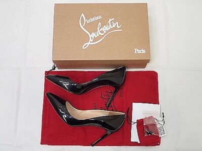 Christian Louboutin PIGALLE 85 Pointed Toe Pumps Size 36.5 Black