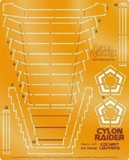 Paragrafix 186 1/32 Battlestar Galactica Cylon Raider Cockpit Louvers PE for MOE
