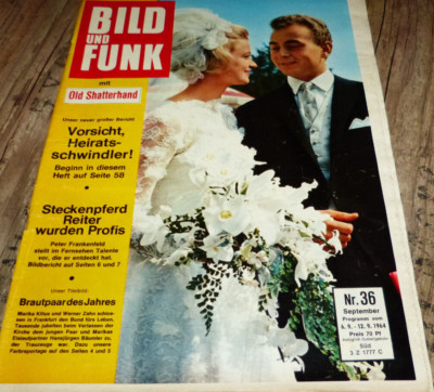 Bild und Funk Nr.36/1964 TB Marika Killius,Old Shatterhand Fotoroman