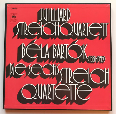 3 LP-Box Bartok DIE 6 STREICHQUARTETTE Juillard Streichquart. | sehr gut (B281)