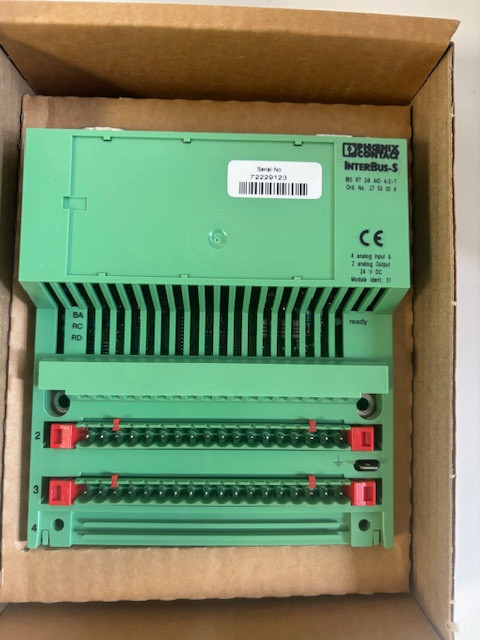 Module Phoenix Contact IBS RT 24 AIO 4/2T de régulation de flux et pression