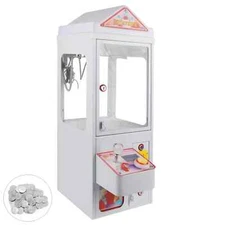 Mini Claw Crane Machine Candy Toy Catcher Grabber Carnival Charge Play Mall 110V