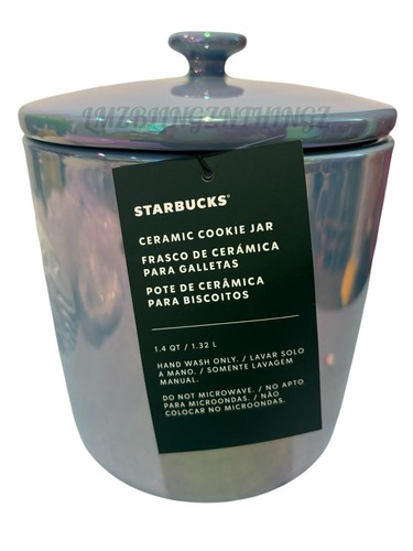 Starbucks Mexico Easter 2024 Blue Ceramic Cookie Jar~SOLD OUT/VHTF/NWT~US SELLER - Picture 2 of 10