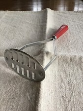 Vintage Red Bakelite Potato Masher MADE IN USA Minor Scratches MORE AVAILABLE