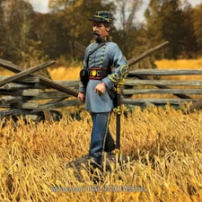 W.Britain 31448 Confederate Infantry Officer Marching  (Britains)