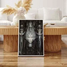 Hr Giger Necronomicon Monsters Hrn01 Poster,Quality  ,Wall Art for