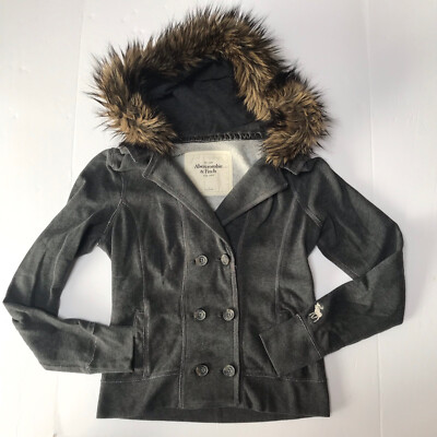 00s Abercrombie アバクロ パーカー y2k 平成ギャル ファー 00s Y2K 平成ギャル 短丈 ファージップパーカー トレンド - メルカリ
