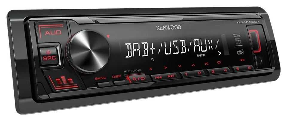 Kenwood Autoradio mechaless Black 4 x 50w KMM DAB307 - Immagine 2 di 3