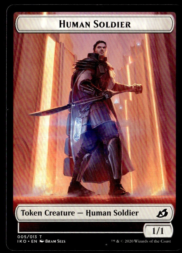 2020 Double Masters Tokens Human Soldier Token/Common #5