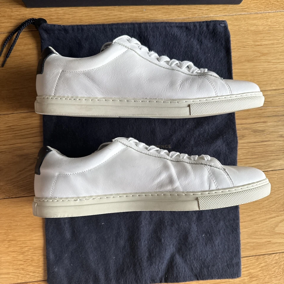 Baskets Zespa ZSP4 en cuir nappa blanc/marine taille 44 PRIX CONSEILLÉ : 220 £ - Photo 4/4