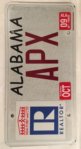 REALTY vanity APX APEX APIX license plate Approximately Power Portfolio Exchange - Picture 9 of 12