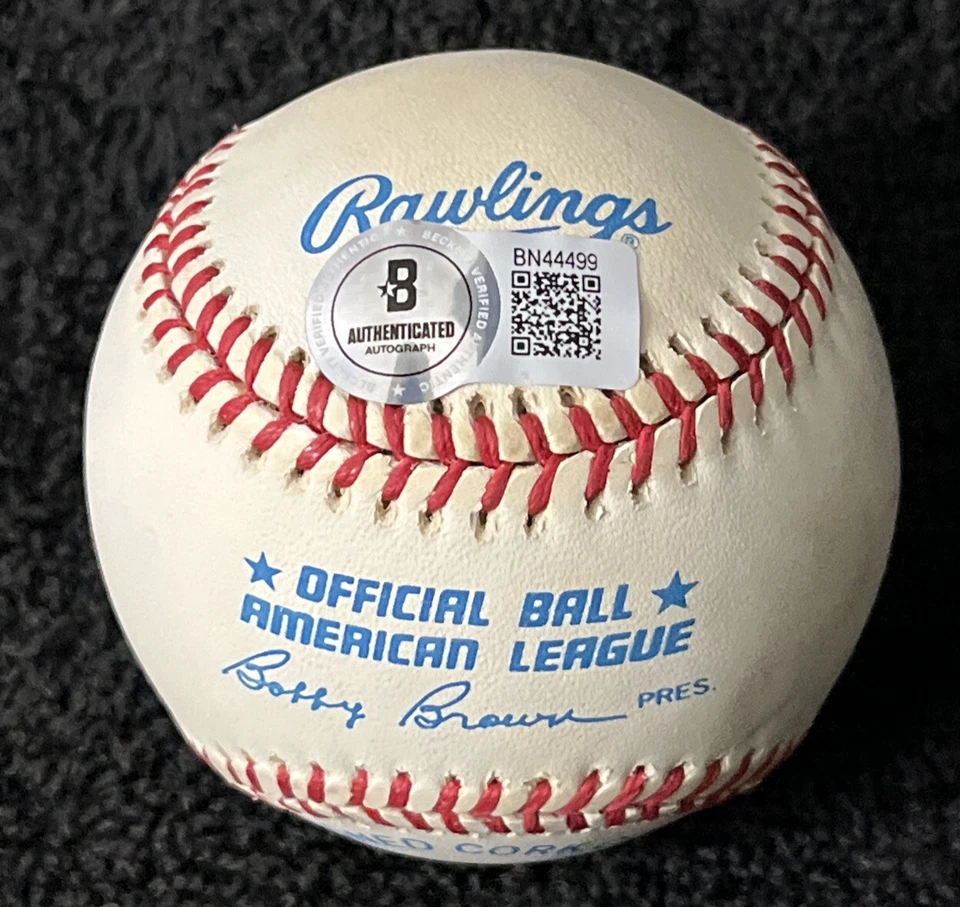 Harmon Clayton Killebrew Full Name SIGNED AUTO Vintage OAL Baseball BECKETT COA - Image 3 of 3