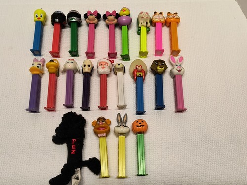 Pez Dispensers Lot Of 22 Dispensers