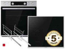 Herdset Gorenje Red Pepper Set SIX Einbauherd BCSI6737E06X + Kochfeld GI6400BX