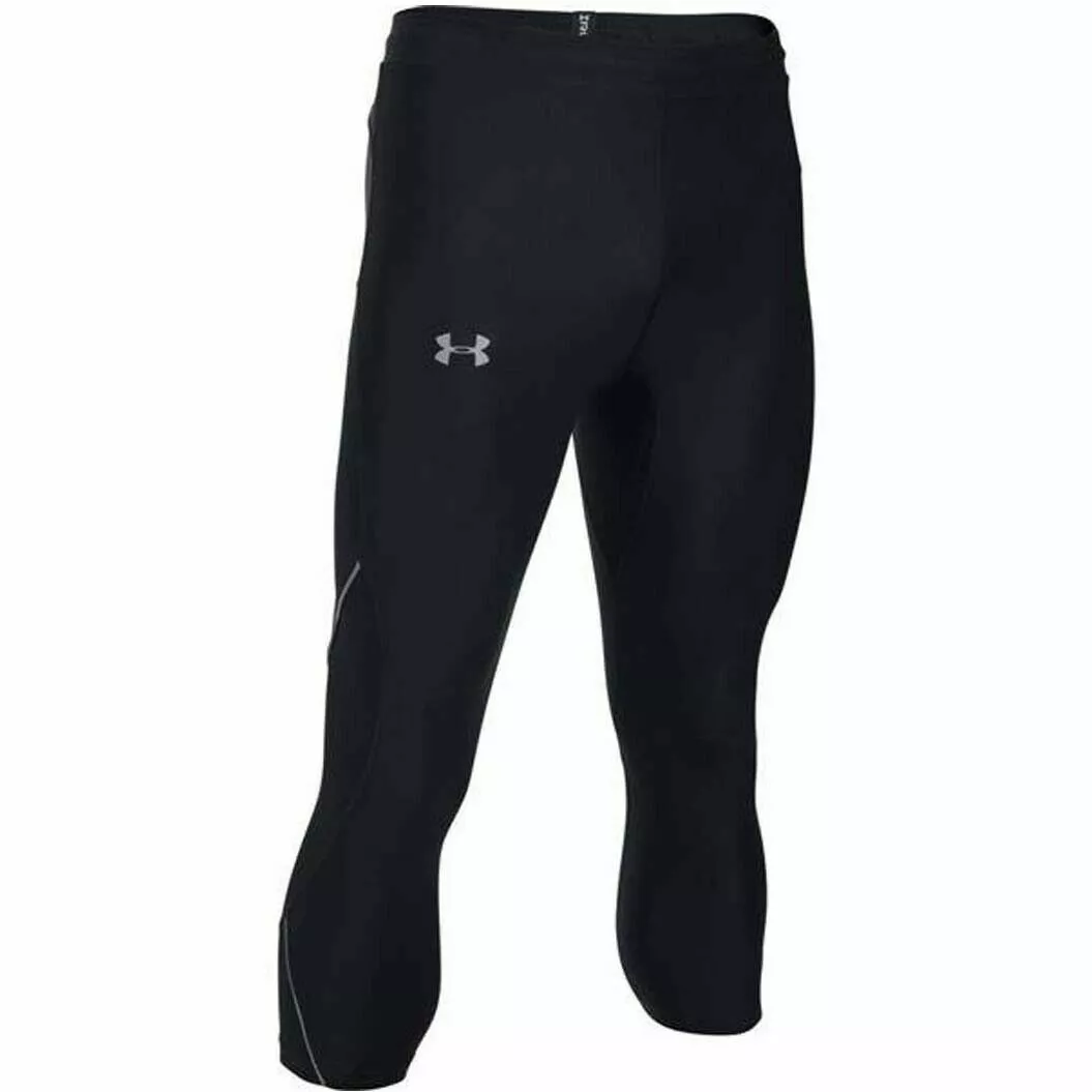 Under Armour Mens 3/4 Running Leggings Heatgear Capri Tight 1290260 001