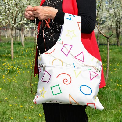 Craft Tote Bag for Knitting Perfect Organizer for Yarn, Hooks