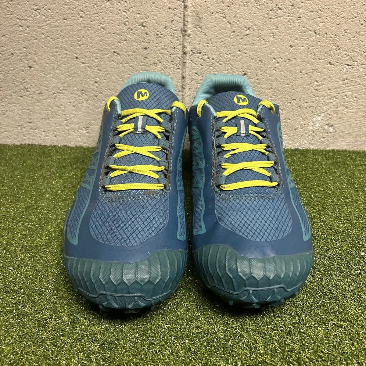 Merrell All Out Terra Ice Blue Vibram Studded J32540 Shoes Women s 9