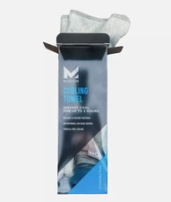 MISSION Alloy Gray Cooling Towel 10"x33" - Ultimate Chill Anywhere, Anytime