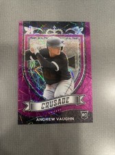 ANDREW VAUGHN 2021 Chronicles Crusade Purple Velocity Prizm #15 RC Rookie NM+