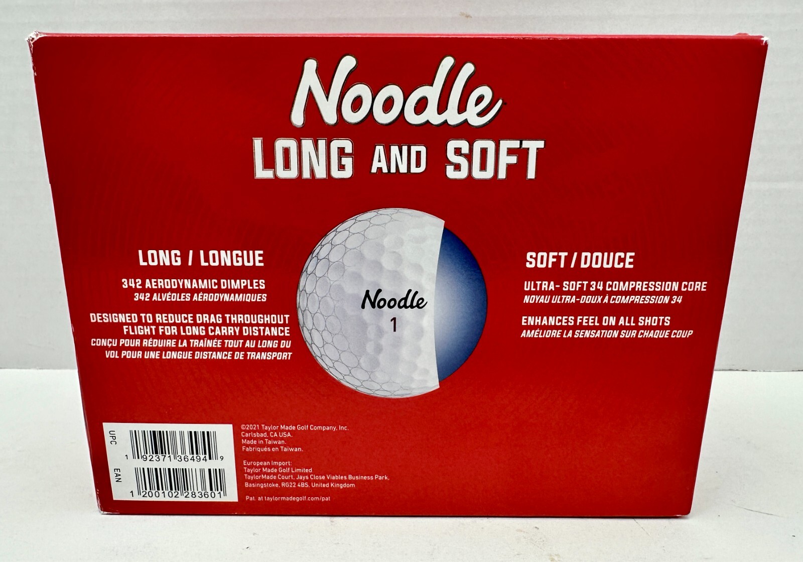Noodle Long and Soft Golf Balls 24pk, White