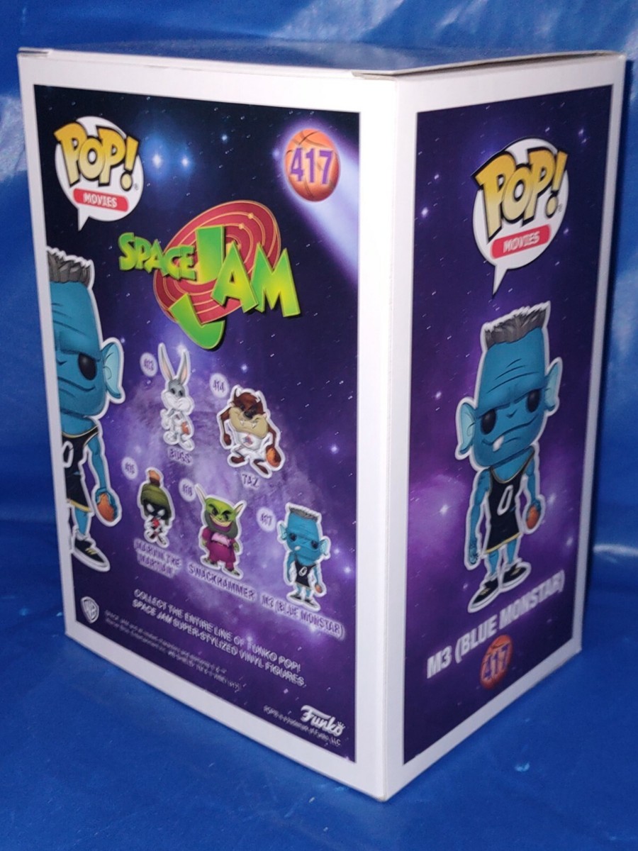 SPACE JAM M3 BLUE MONSTAR FUNKO POP VINYL FIGURE 417 RARE IN STOCK