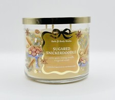 Bath Body Works Sugared Snickerdoodle Candle 3-Wick Large 14.5oz New