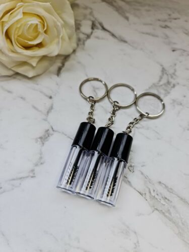 💎 Reusable Eyelash Extension Mini Mascara & Lash Wand Brush Keyring 💎 - Picture 3 of 12