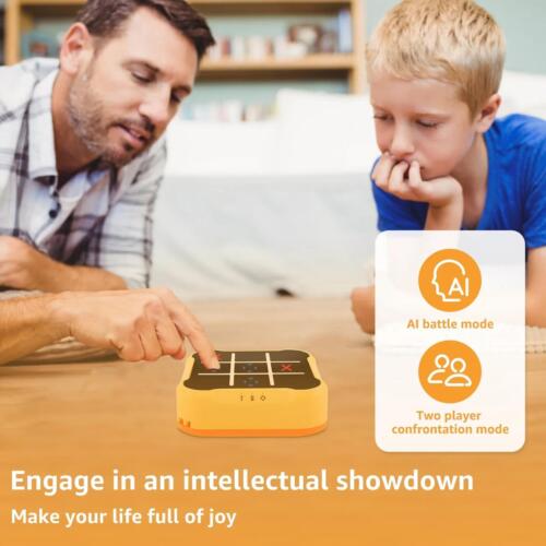 Tic-Tac-Toe Brett multifunktionales elektronisches Spiel Montessori Puzzle Schachset - Bild 7 von 22