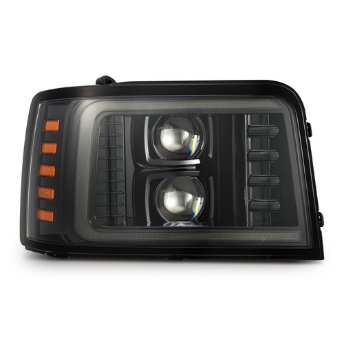 For 1992-1996 Ford F-Series/Bronco PRO-Series Projector Headlights Alpha-Black - Picture 5 of 10