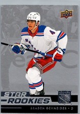 2022-23 Upper Deck NHL Star Rookie Box Set - Braden Schneider #11 (RC)