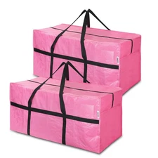 WORKPRO 2-Pack 66 Gallon Extra Large Moving Bags Water-Resistant Storage Totes