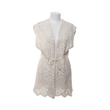 Edas, Weste, Größe: 48, Beige, Baumwolle, Spitze, Damen #FHJ