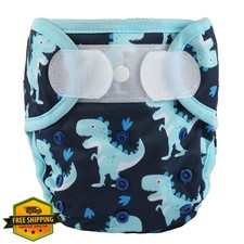 Sigzagor Baby Cloth Diaper Stomped Dinosaurs