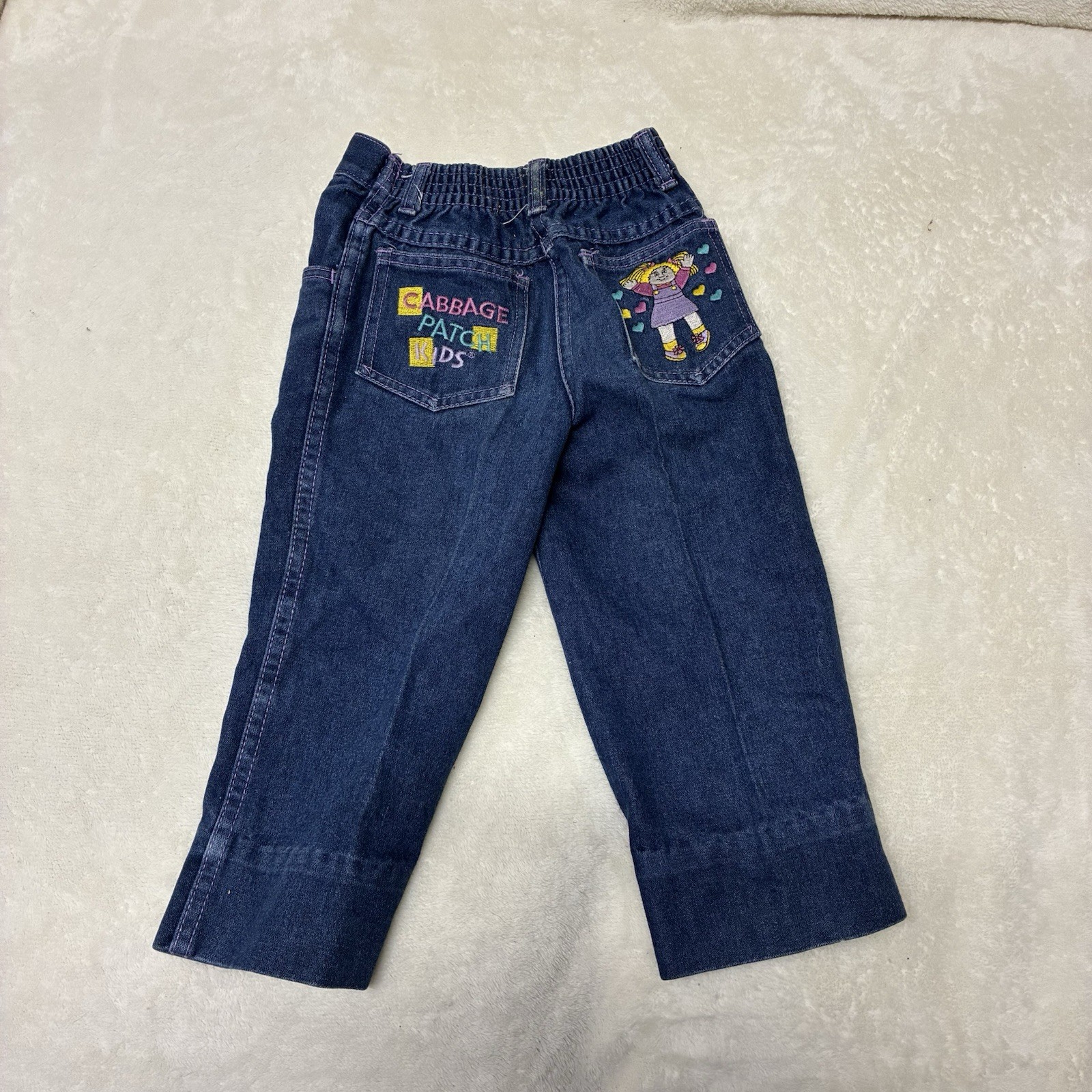 Vintage 80’s Cabbage Patch Kids Denim Jeans Girls Size 5
