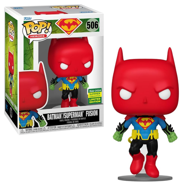 Funko Pop! #506 - Heroes: Batman/Superman Fusion - Summer Convention 2024-image